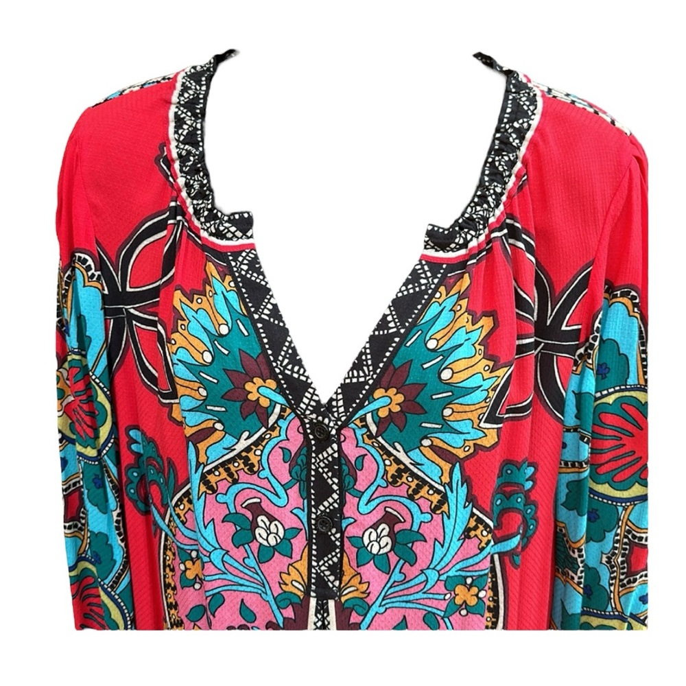 Hale Bob Brightly Colored Top, Small, Euc - image 2